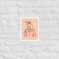 Blonde Bunny Skelly SOFT VERSION matte print
