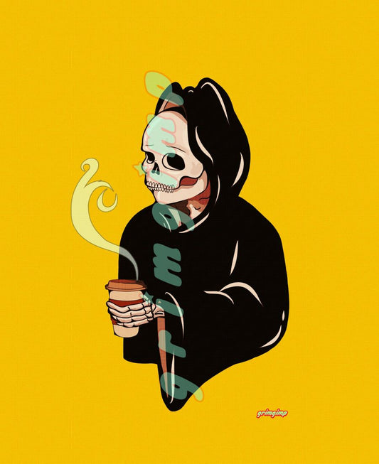 Coffee Before Work matte print