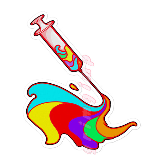 Rainbow Shot sticker